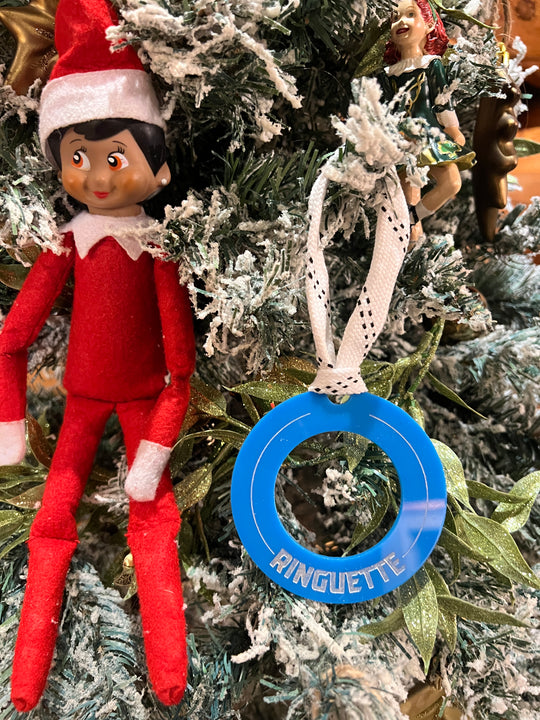 Ringette OR Ringuette Christmas Ornament