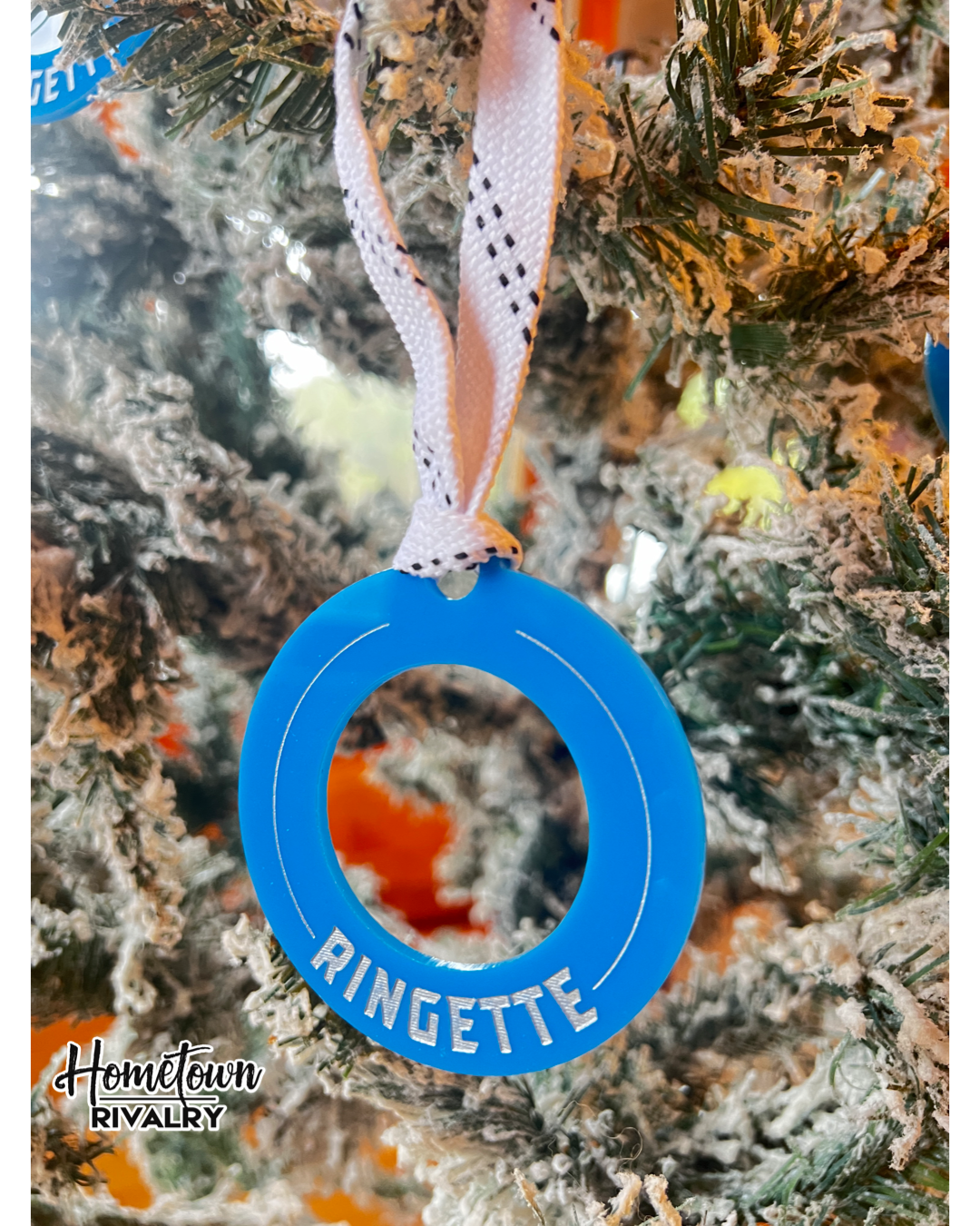 2023 Ringette Ring Christmas Ornament