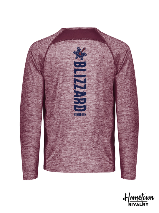 Barrie Blizzard Ringette Long Sleeve Training Tee-Youth
